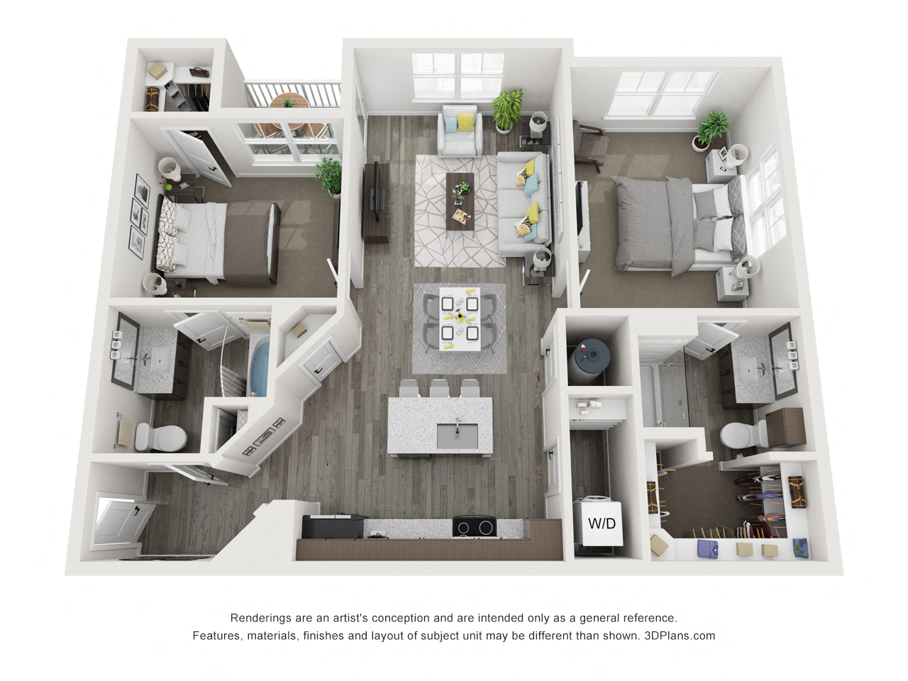 Five810 Southlands Apartments Satin Floor Plan